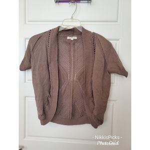 Women's brown cardigan